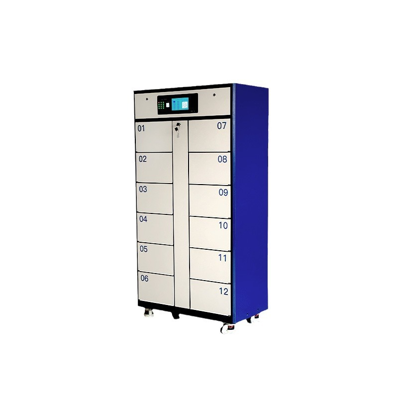 12-bay battery swapping cabinet